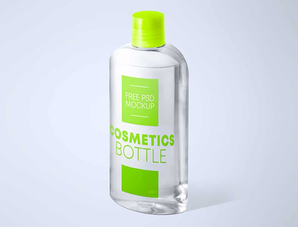 Cosmetics Bottle Free PSD Mockups