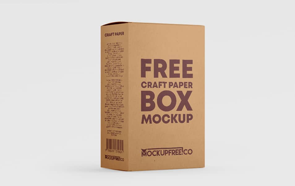Craft Box Free PSD Mockups