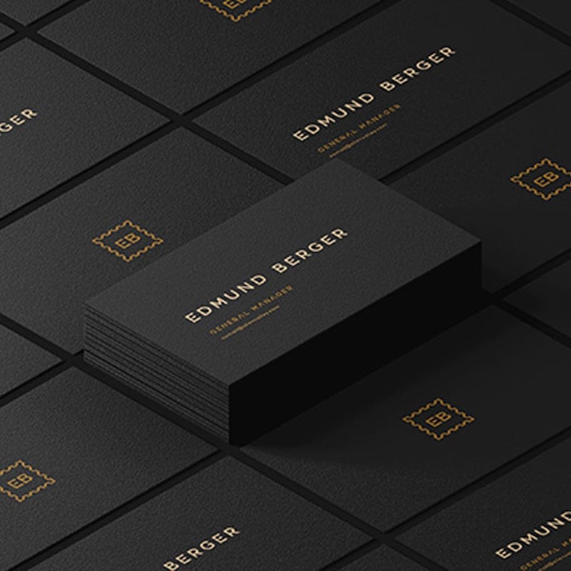 Dark Isometric Business Card Mockup » Css Author