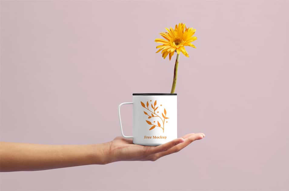 Flower Cup Mockup