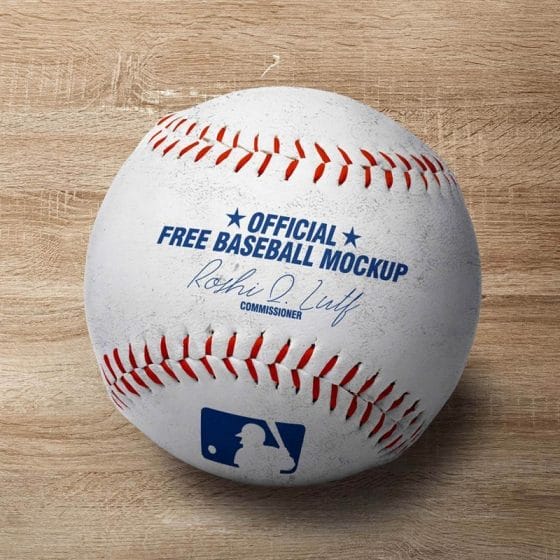 Free Baseball Logo Mockup PSD