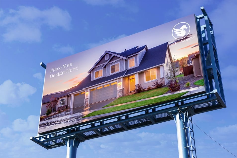 Free Billboard Advertising Mockup