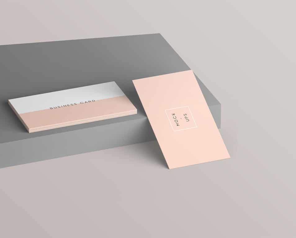 Free Business Card Mock-Up