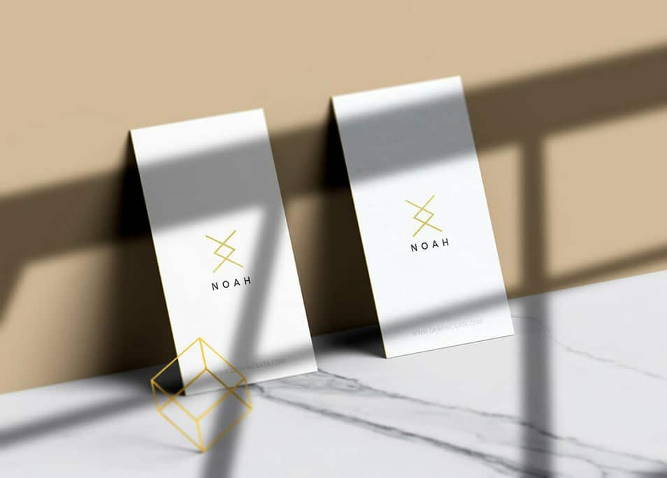 Free Business Card Mockup