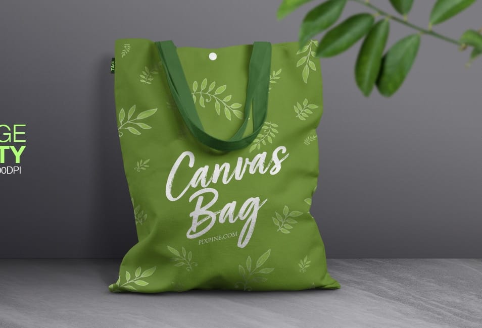 Free Canvas Bag Mockup