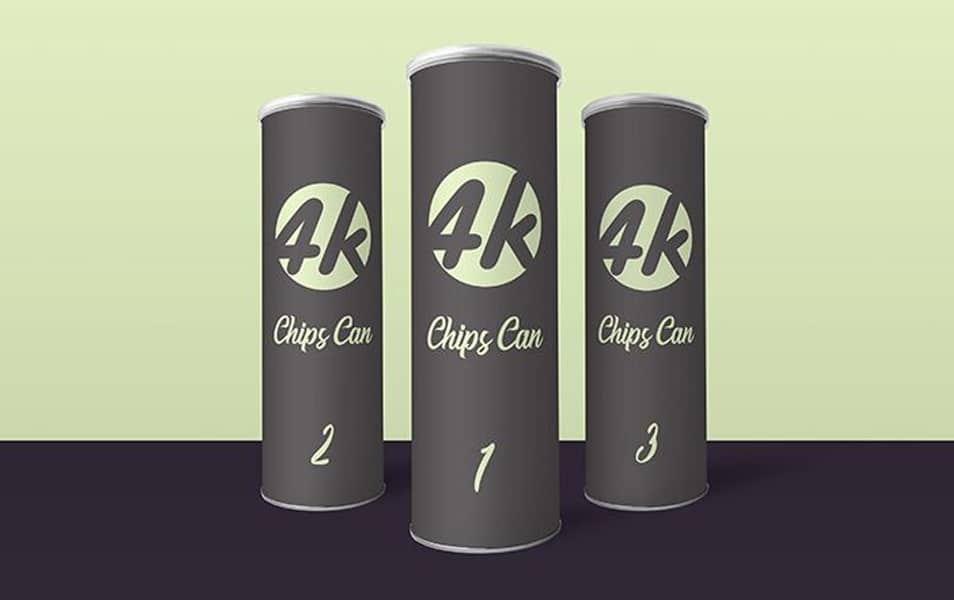 Free Chips Can MockUp