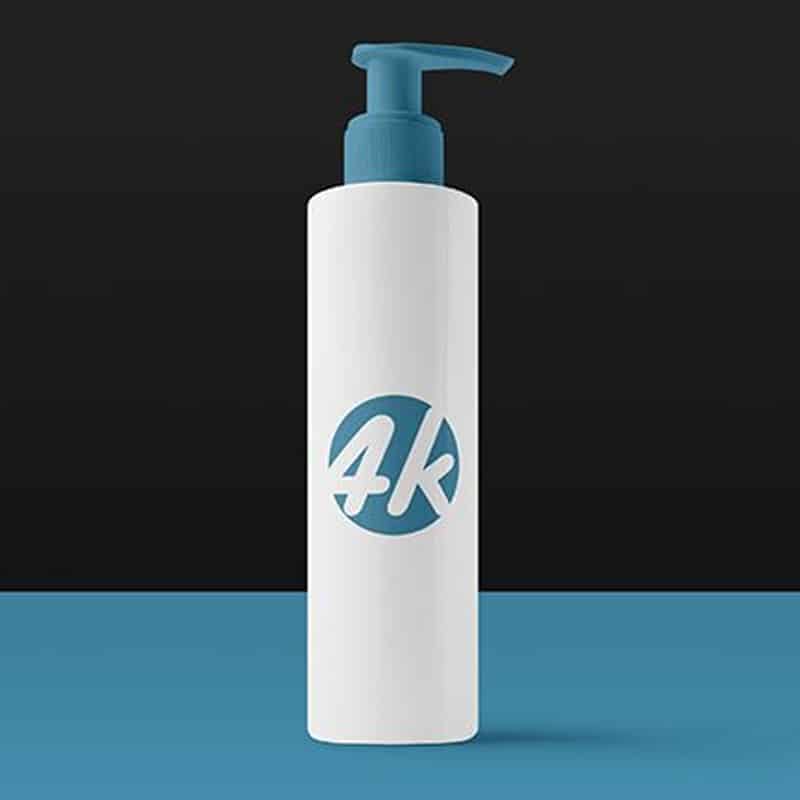 Free Cosmetic Bottle Dispenser MockUp