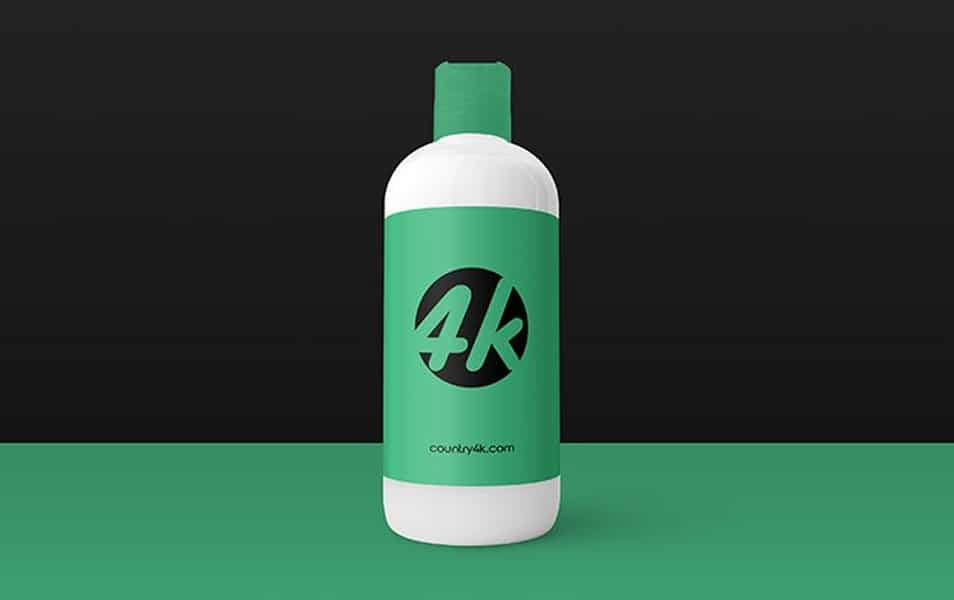 Free Cosmetic Bottle MockUp