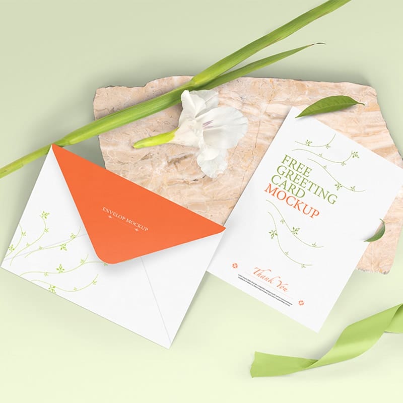 Free Greeting Card Mockup