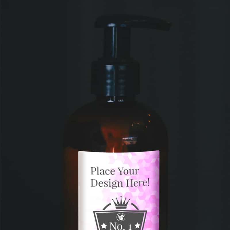 Free Hand Wash Liquid Bottle Mockup