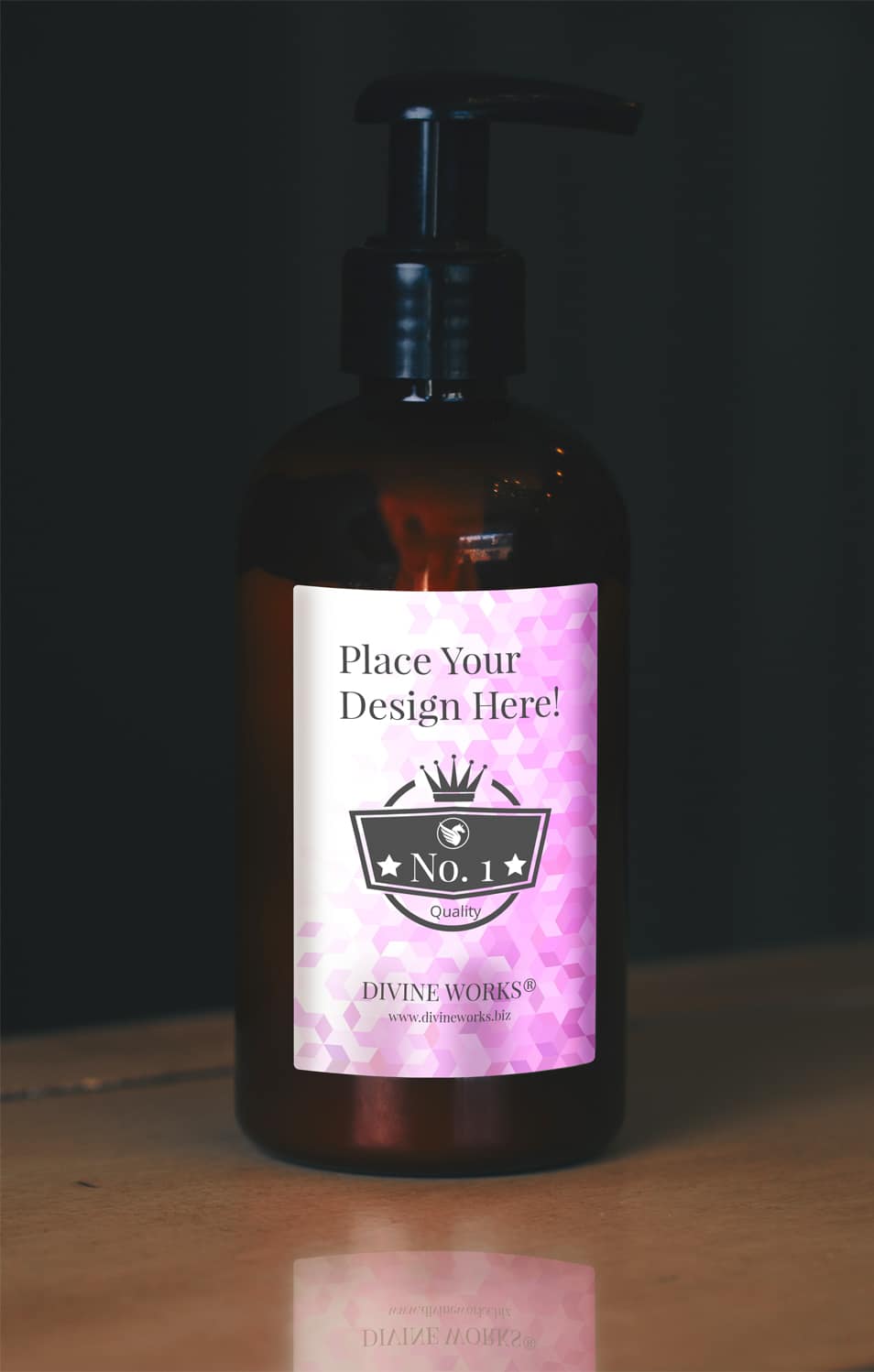 Free Hand Wash Liquid Bottle Mockup