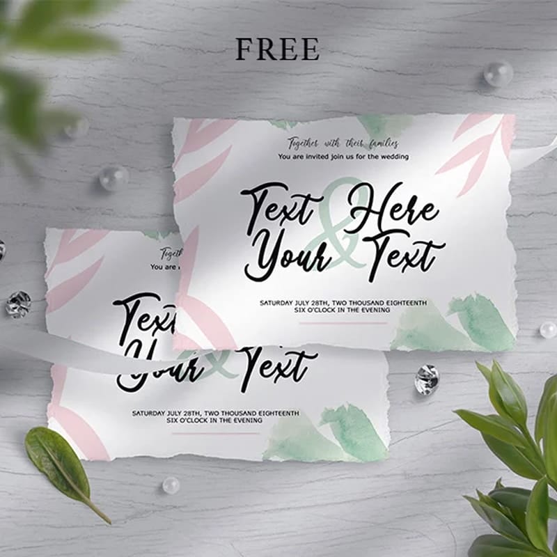 Free Wedding Mockup Scene Creator