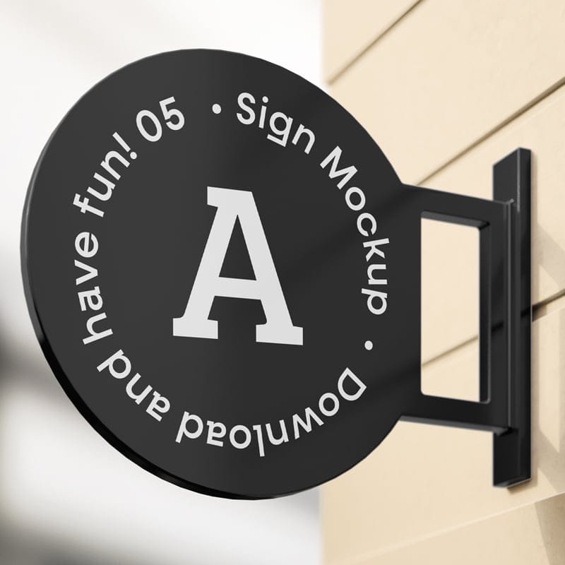 Logo Sign Mockup