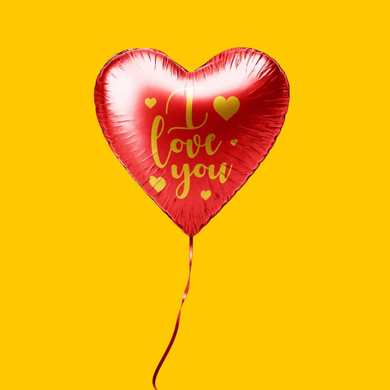 Love Baloons Mockup