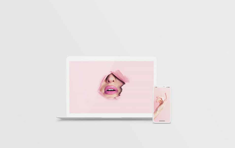 MacBook & iPhone X Mockup