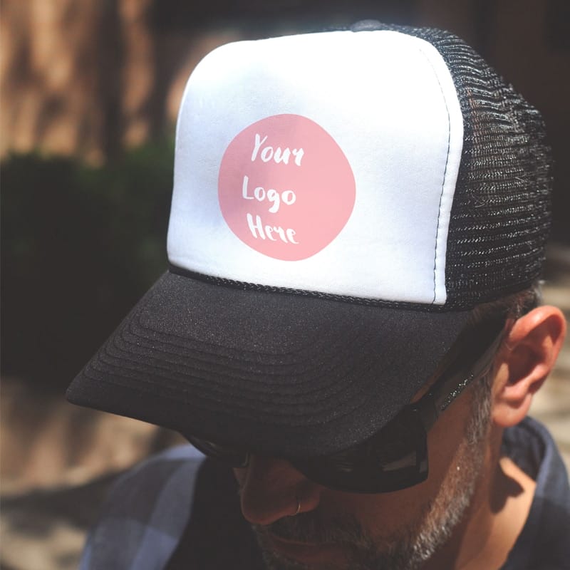 Man Wearing Cap Mockup