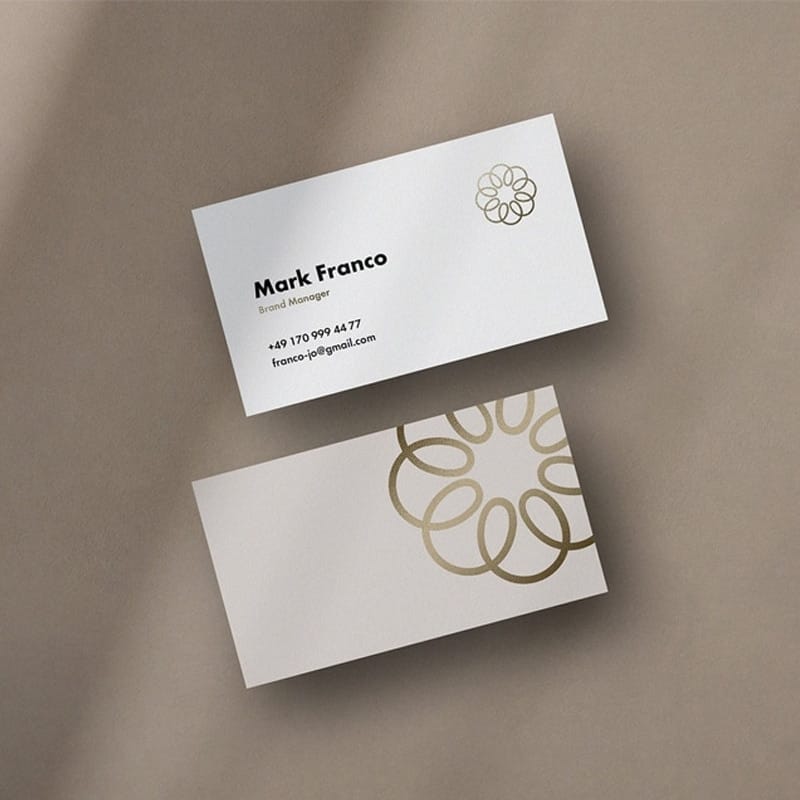 Mote Free Business Card Mockup