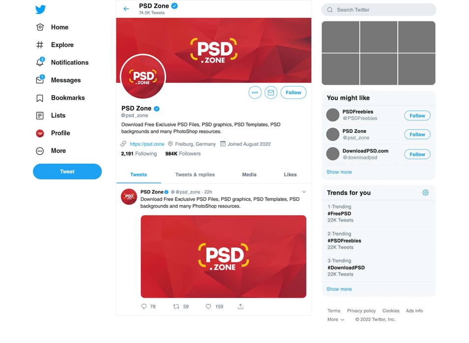 New Twitter Post Mockup