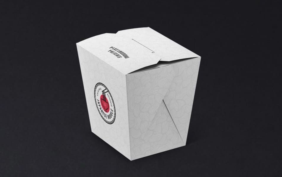 Noodles Box Mockup Set
