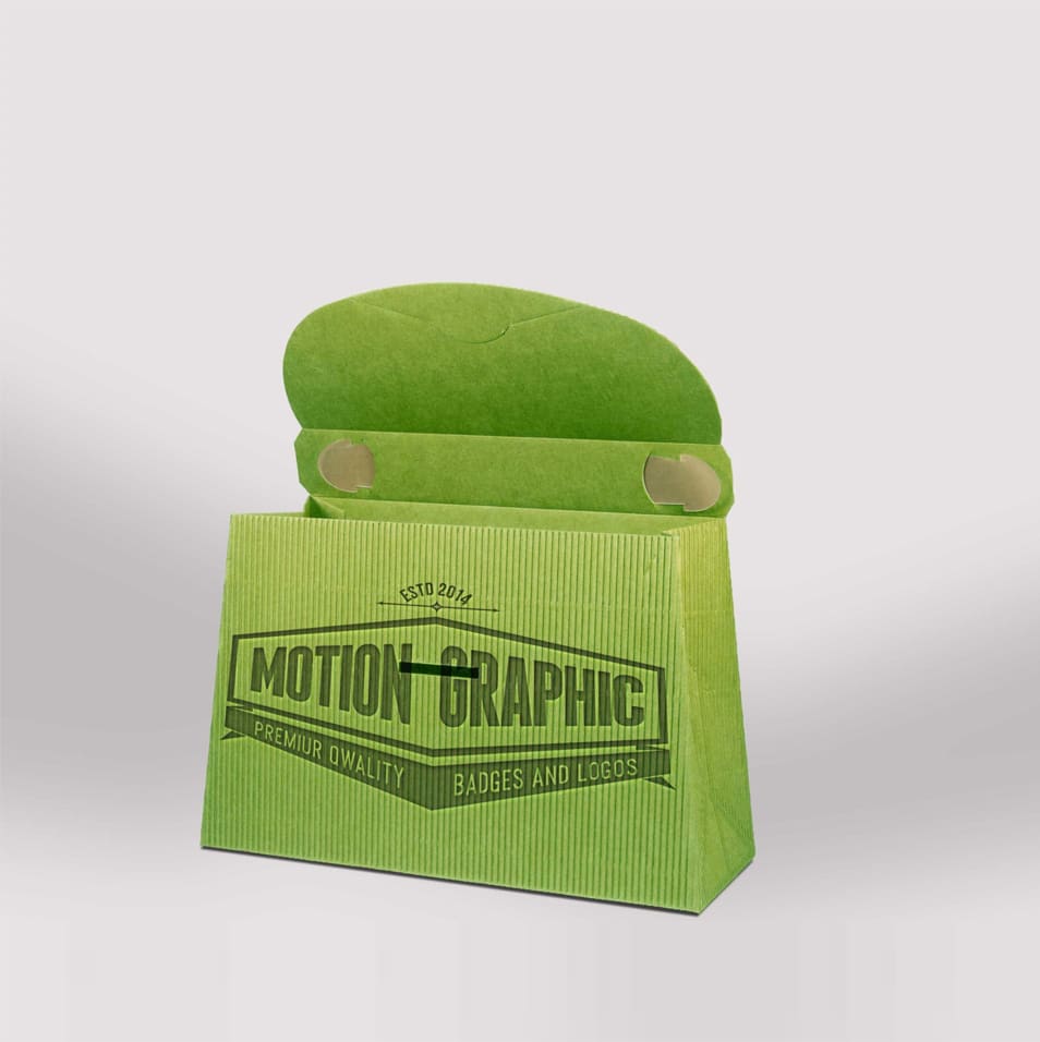 Open Carton Box Mockup