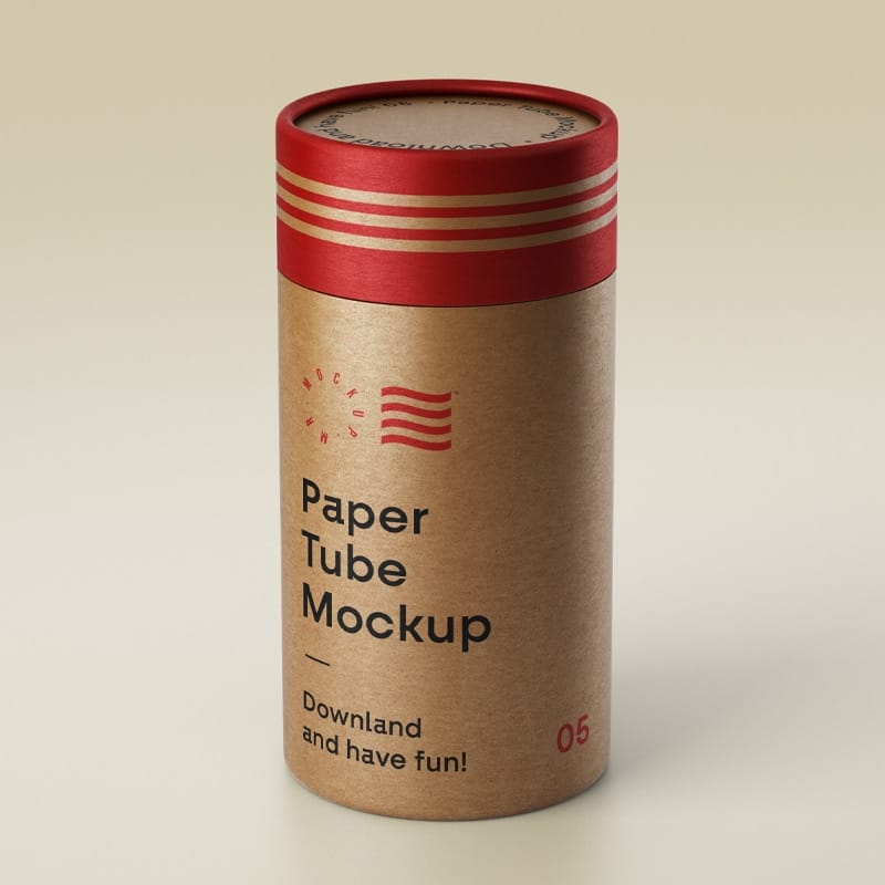 Paper Tube Mockup
