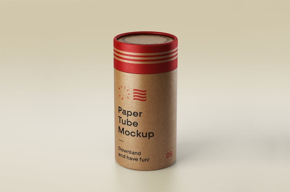 Paper Tube Mockup