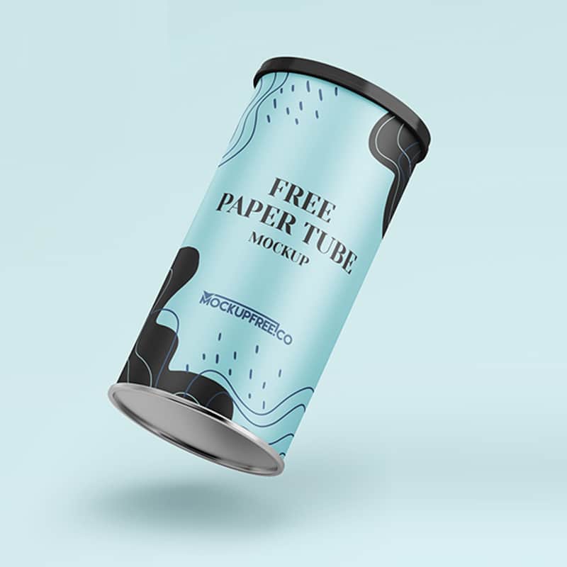 Paper Tube PSD Mockups