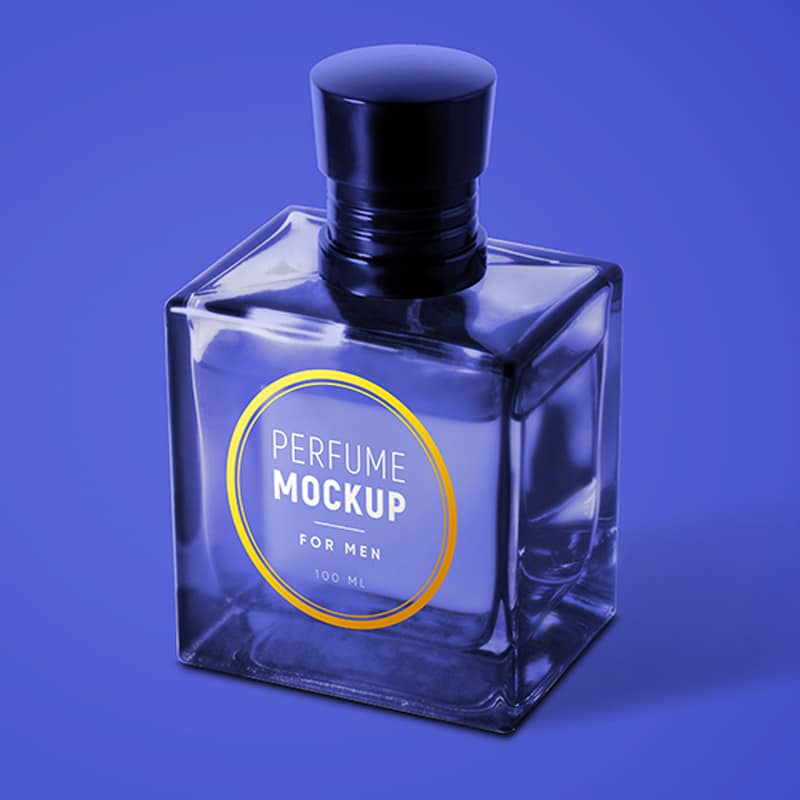 Perfume for Men Free PSD Mockup