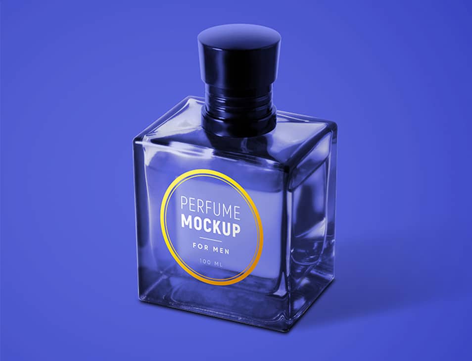 Perfume for Men Free PSD Mockup