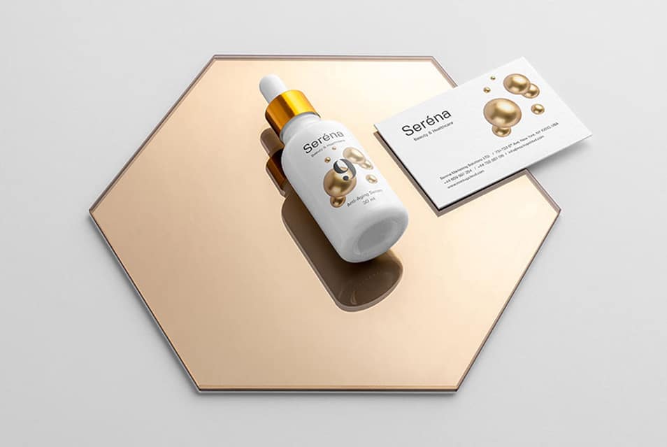 Serena – Free Cosmetics Mockup Template