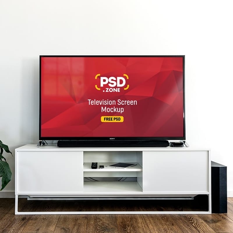 Television Screen Mockup PSD