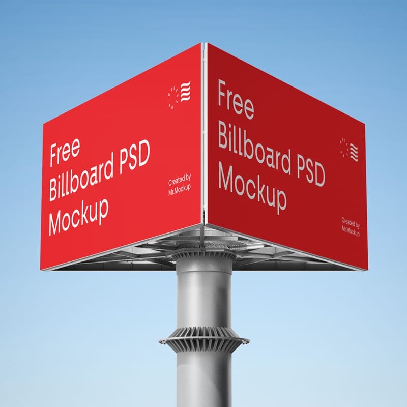 Triple Billboard Mockup