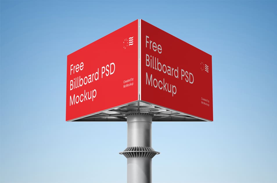 Triple Billboard Mockup