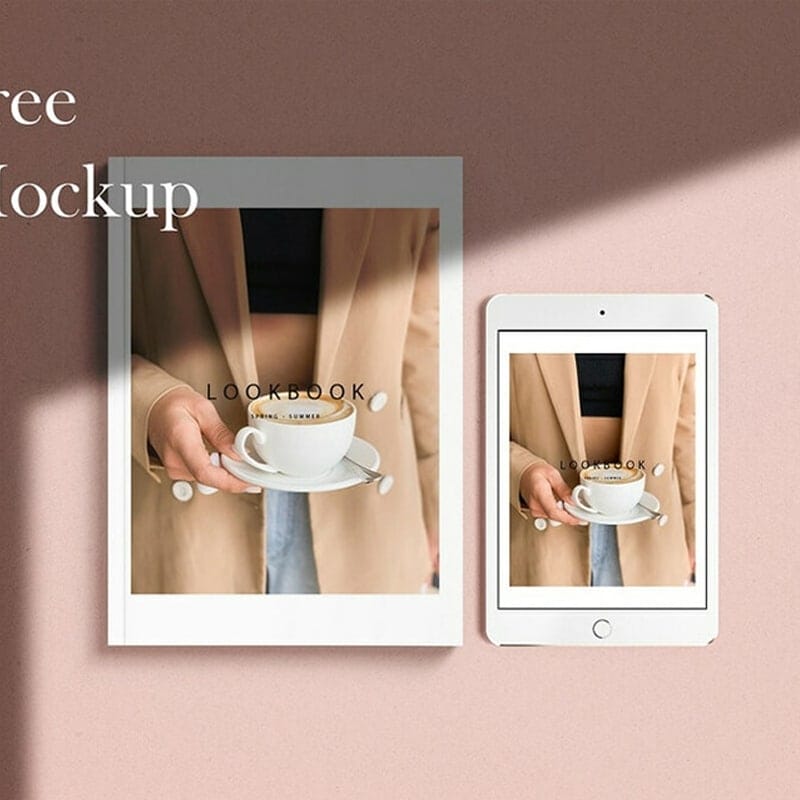 US Letter Magazine Mockup