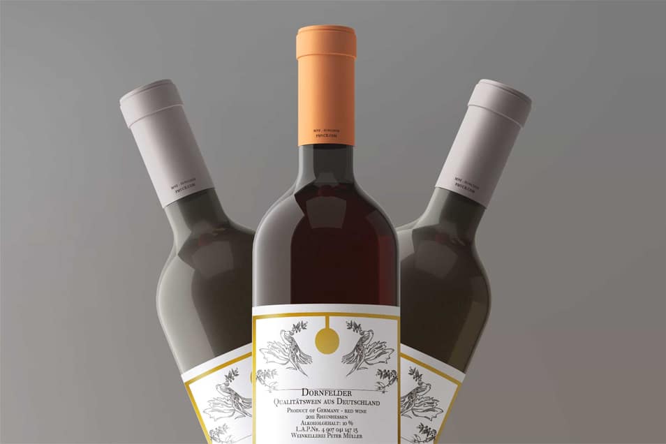 Free Wine Bottle Label Mockups