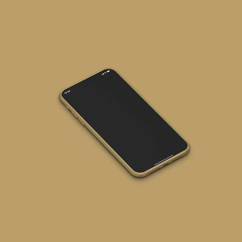 iPhone Mockup ’19 Isometric