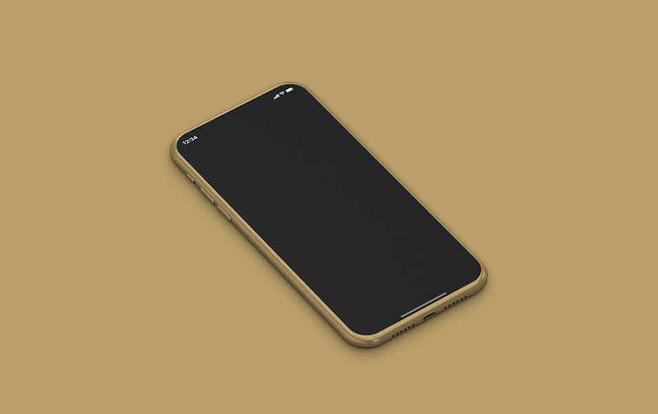 iPhone Mockup ’19 Isometric
