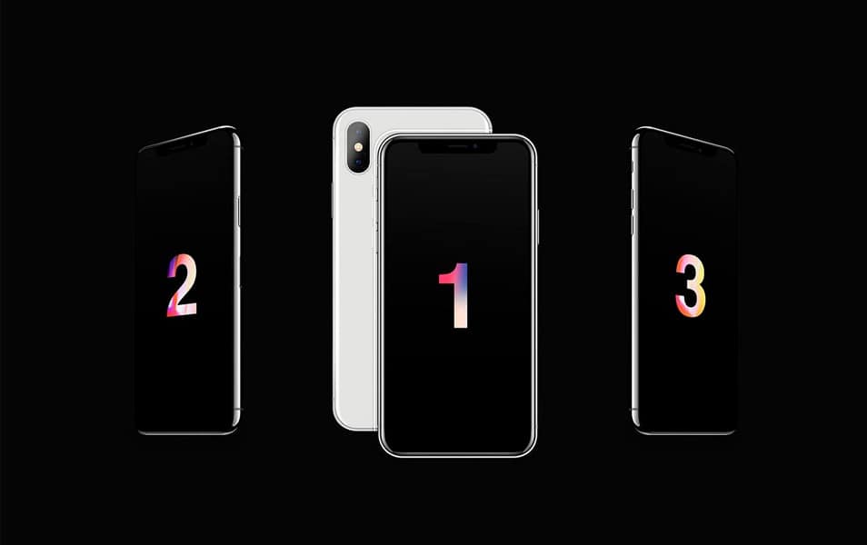 iPhone X Mockup Set
