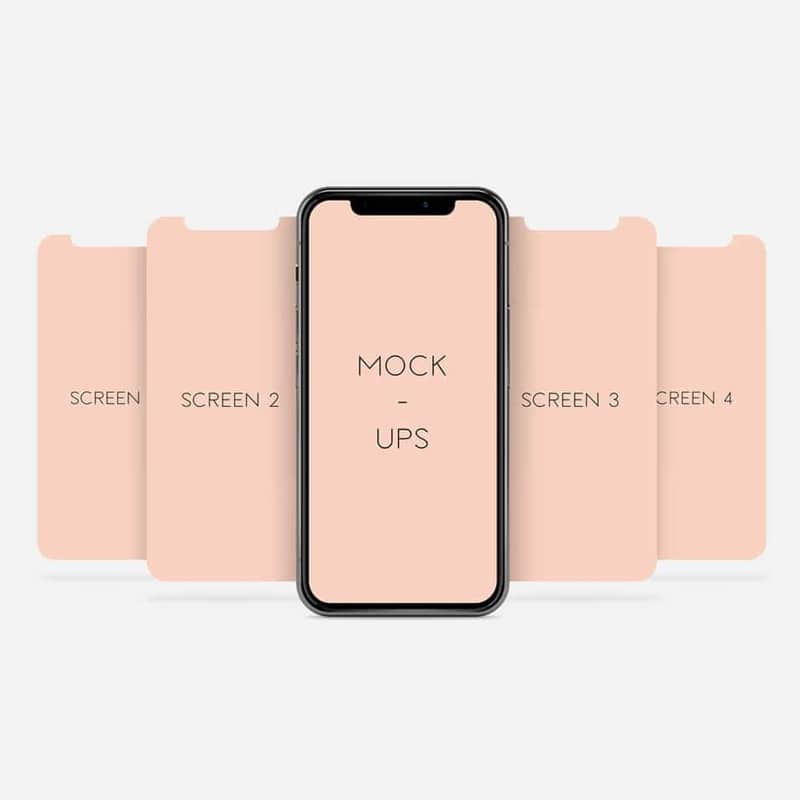 iPhone X Screen Mock-Up