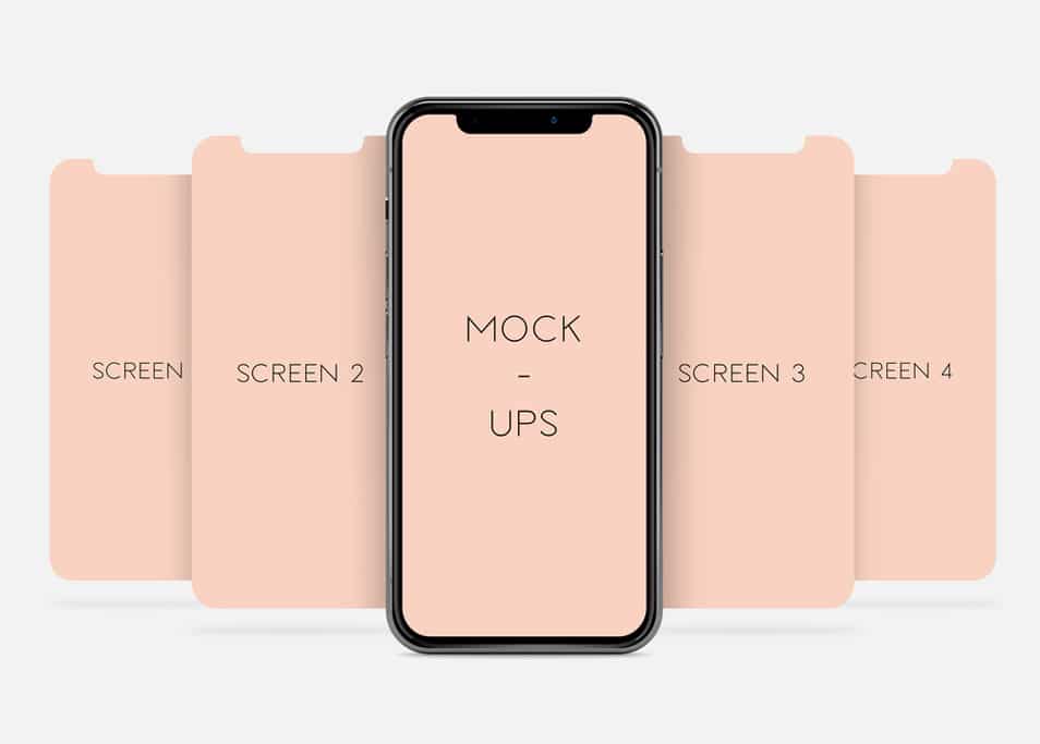 iPhone X Screen Mock-Up