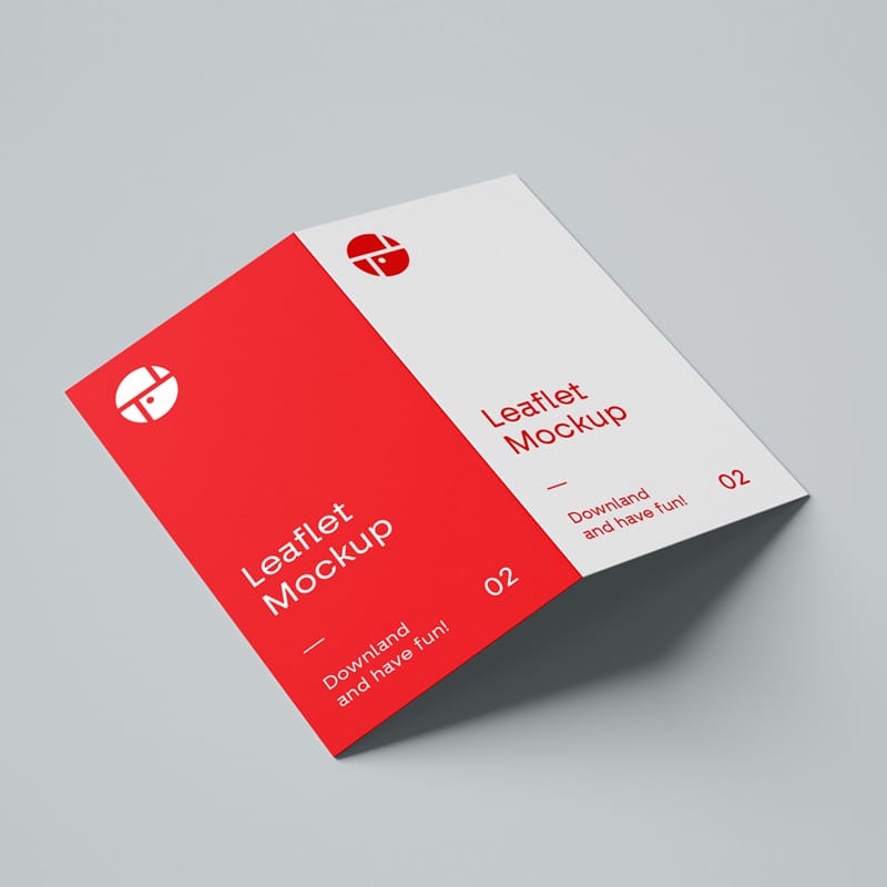 2-Fold Brochure PSD Mockup