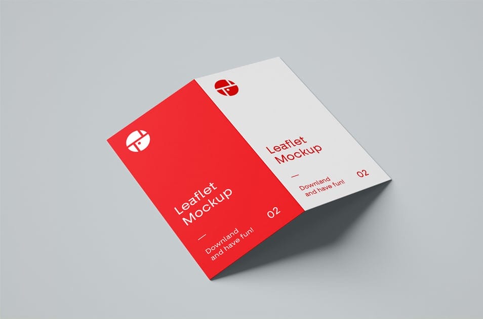2-Fold Brochure PSD Mockup