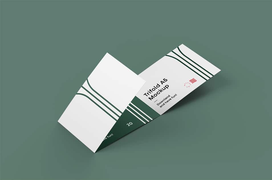 3-Fold Brochure Mockup