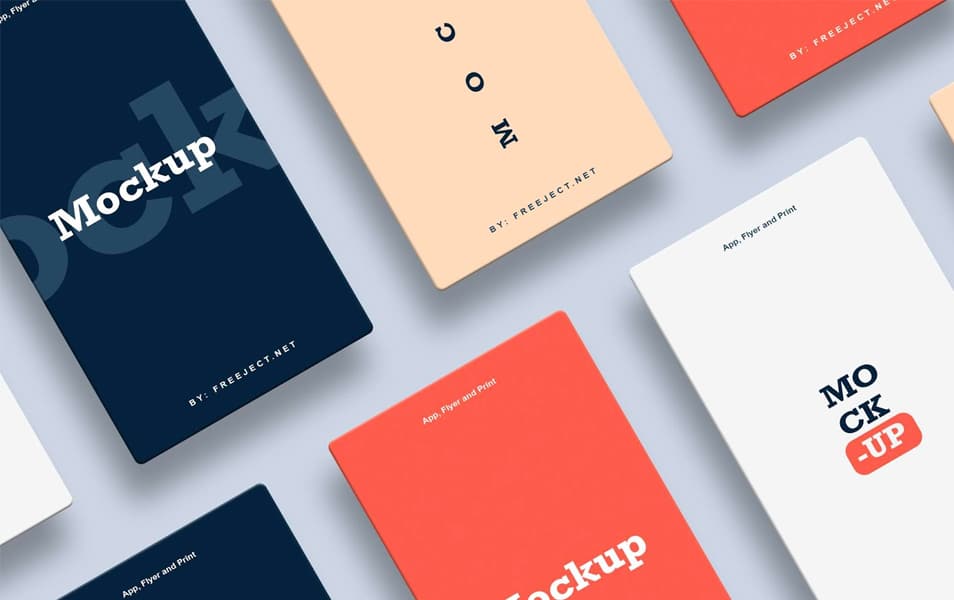 App, Flyer, Print Mockup Template