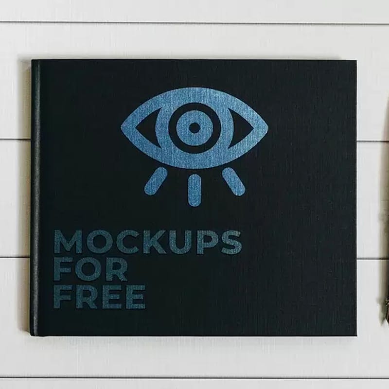 Black Book Cover Mockup
