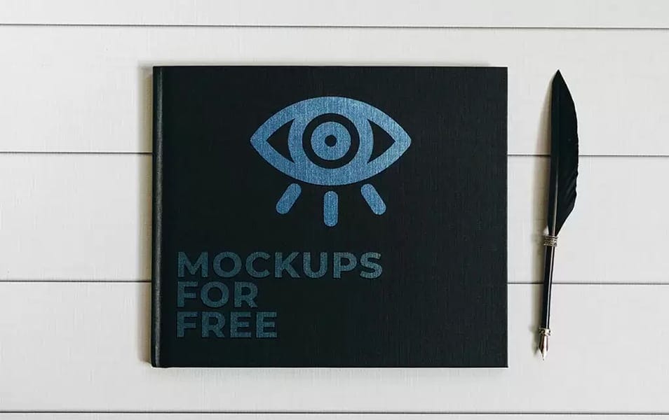 Black Book Cover Mockup