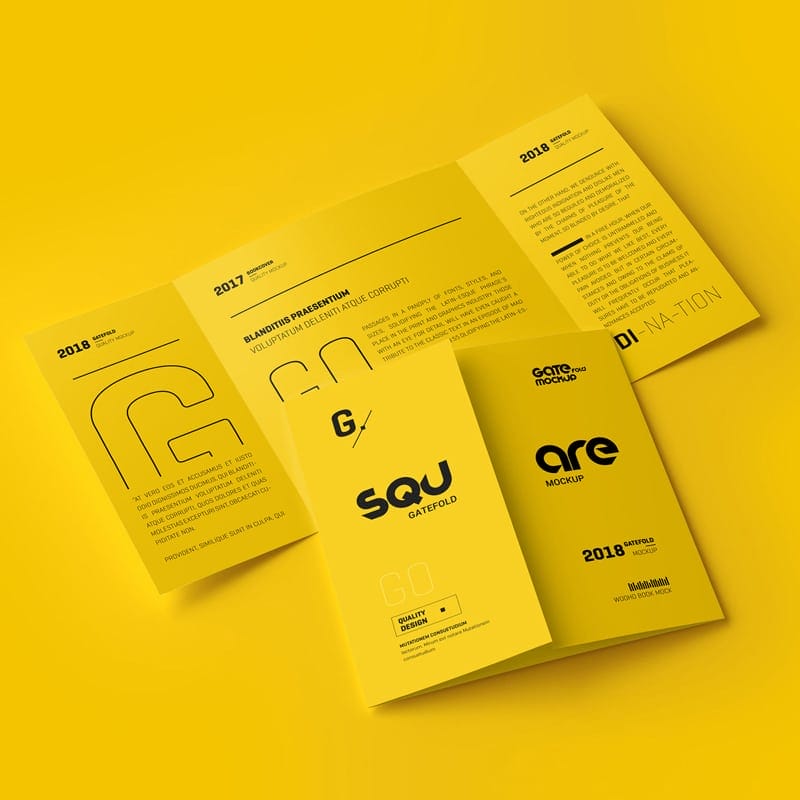 Brochure Mockup Scenes