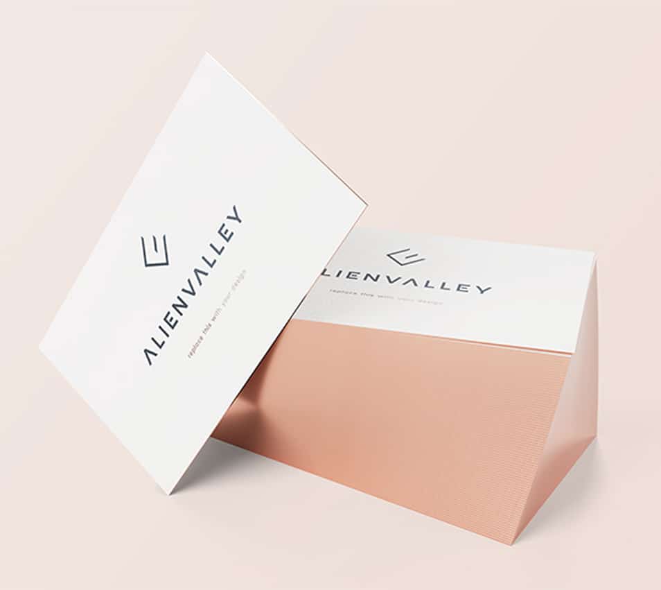 Business Card Stack Mock