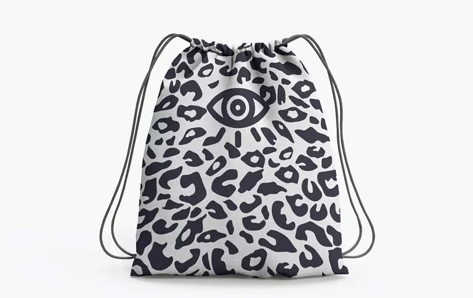 Drawstring Bag Mockup
