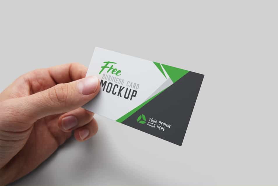 Free Business Card Mockup